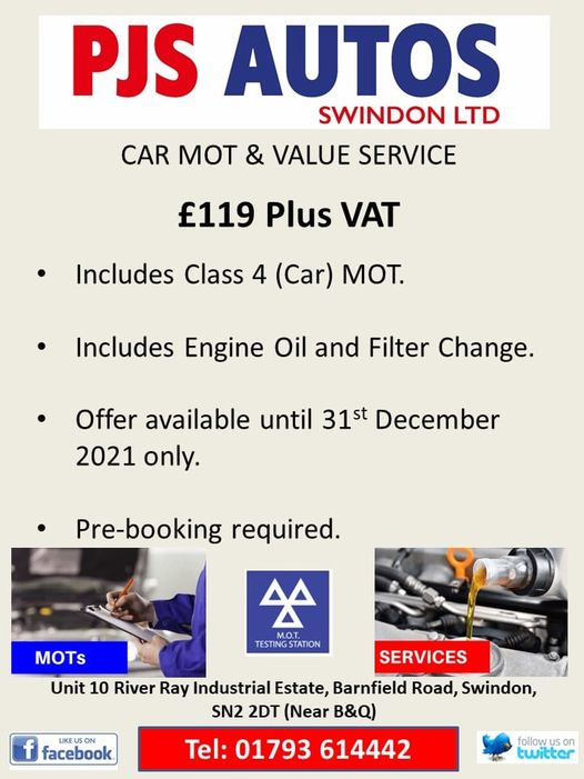 MOT and service deal swindon